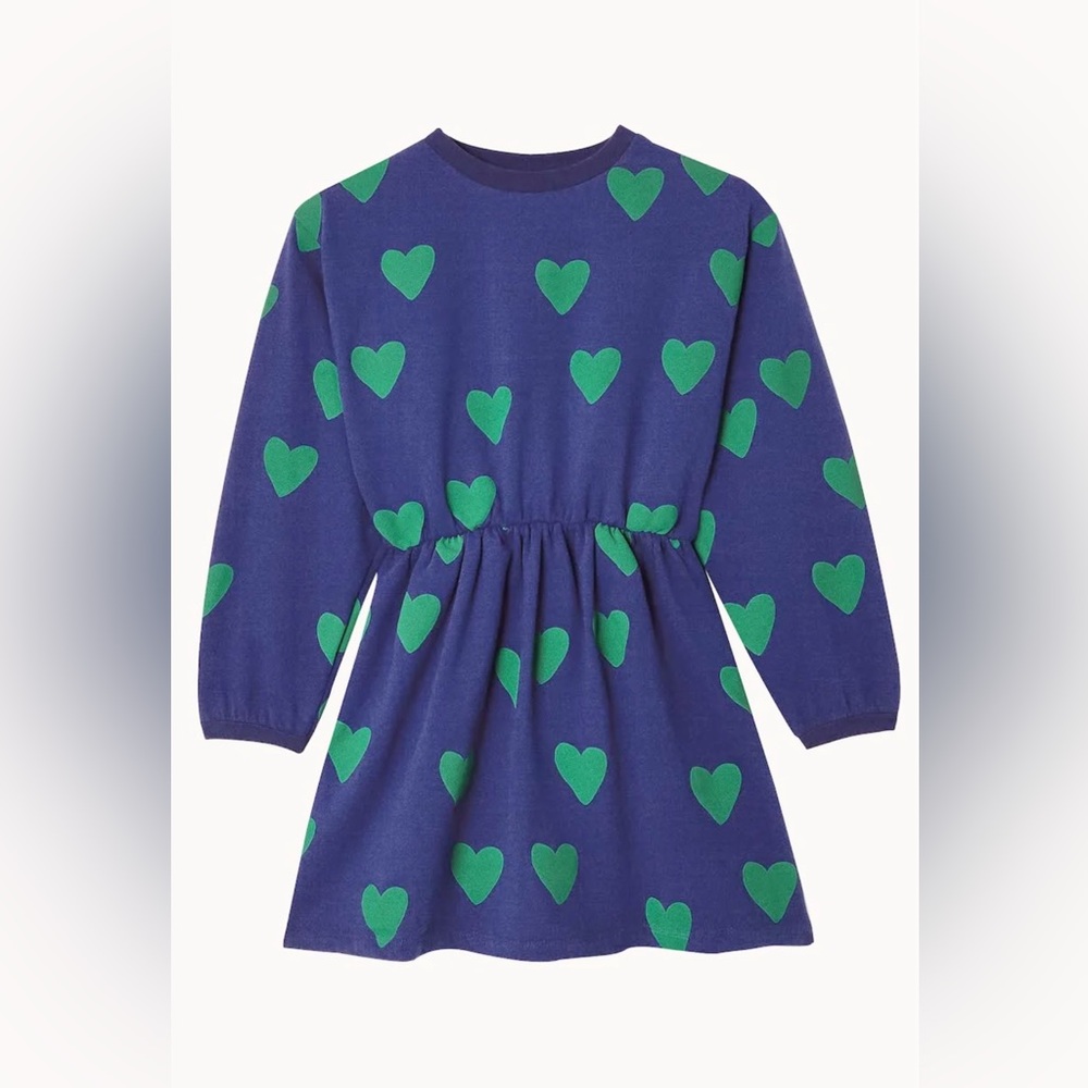 The Campamento Blue Hearts Dress 7/8y